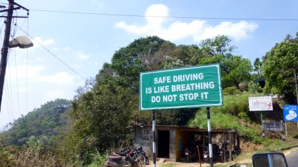 Street signs are much more poetic in India
