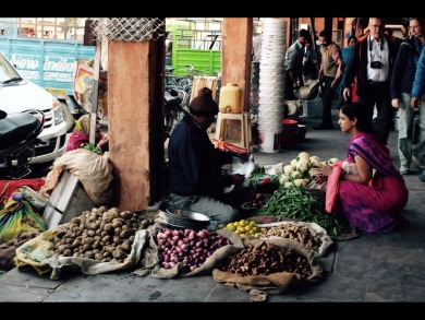 Market scene in Jaipur, Rahjastan